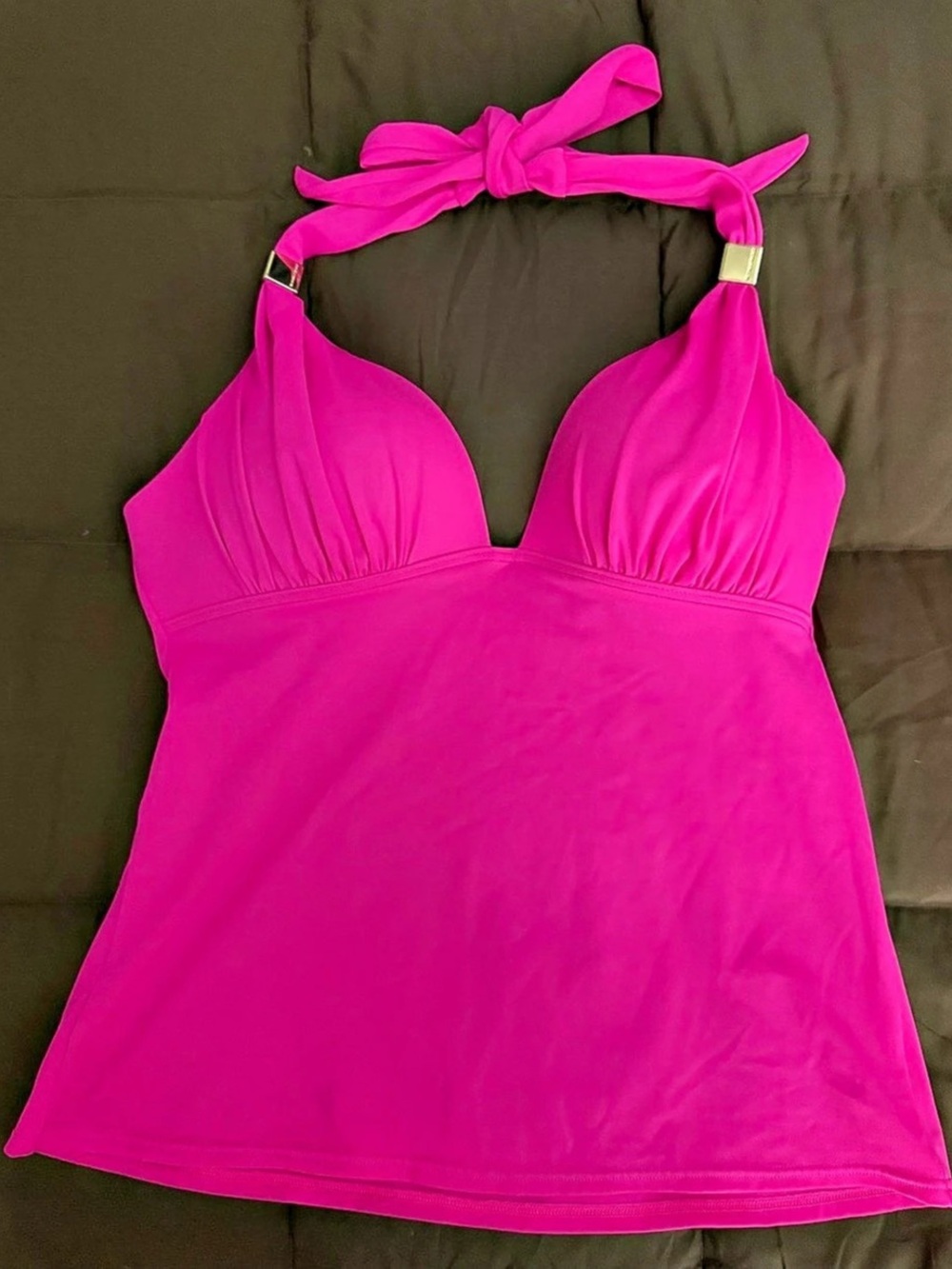 Victoria's Secret The Forever Tankini Pink Halter Swim Dress Medium